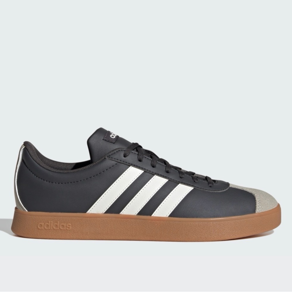 Adidas VL Court Base Shoes Dark Gray size 9 1/2